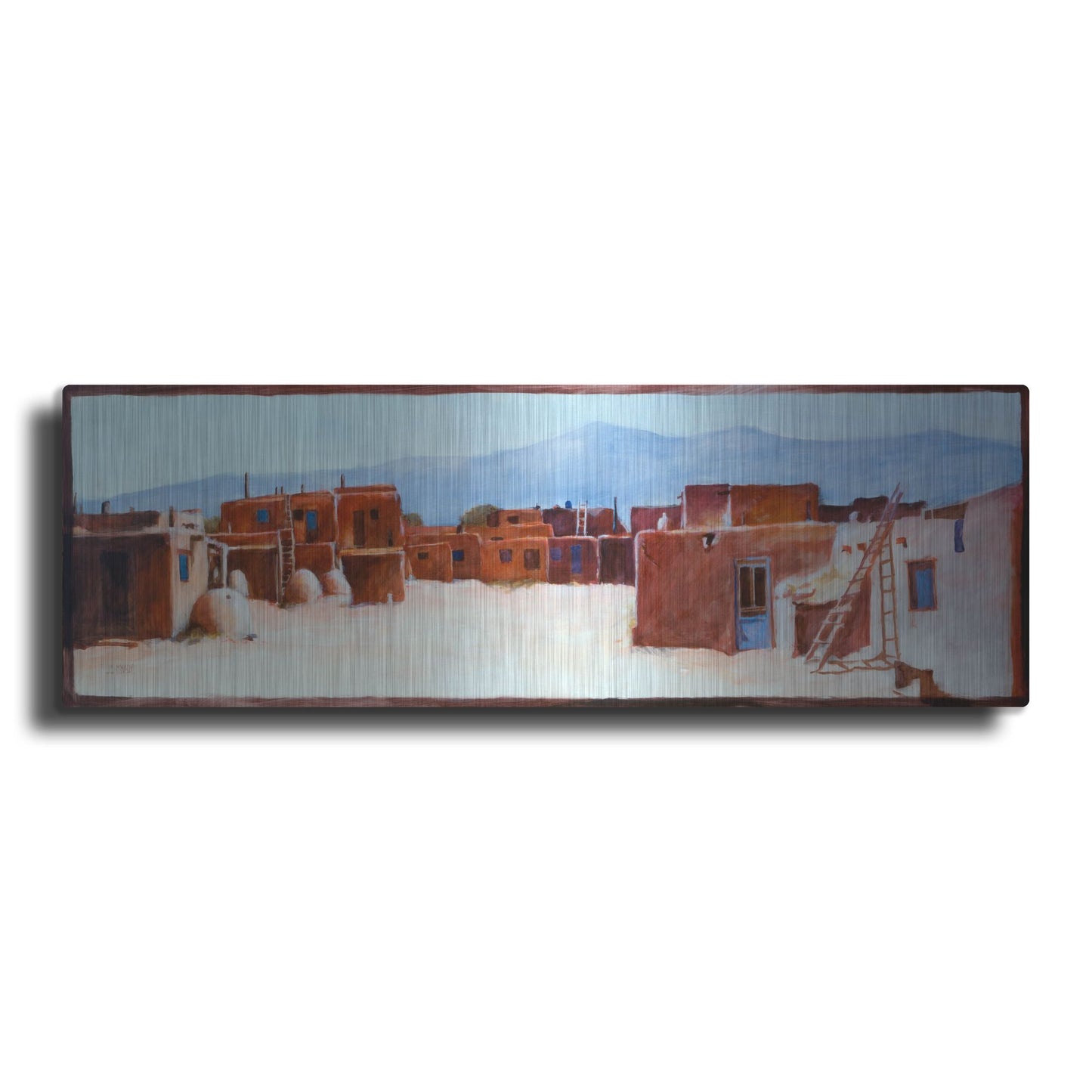 Luxe Metal Art 'Divided Light' by J. E. Knauf, Metal Wall Art