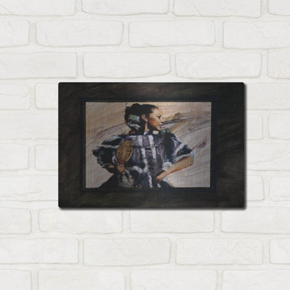 Luxe Metal Art 'Elcinco' by J. E. Knauf, Metal Wall Art,16x12