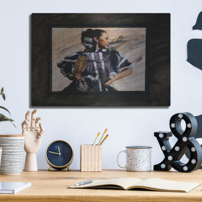 Luxe Metal Art 'Elcinco' by J. E. Knauf, Metal Wall Art,16x12