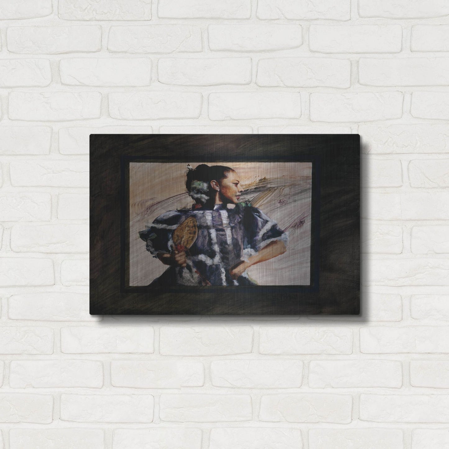 Luxe Metal Art 'Elcinco' by J. E. Knauf, Metal Wall Art,24x16