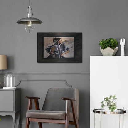 Luxe Metal Art 'Elcinco' by J. E. Knauf, Metal Wall Art,24x16