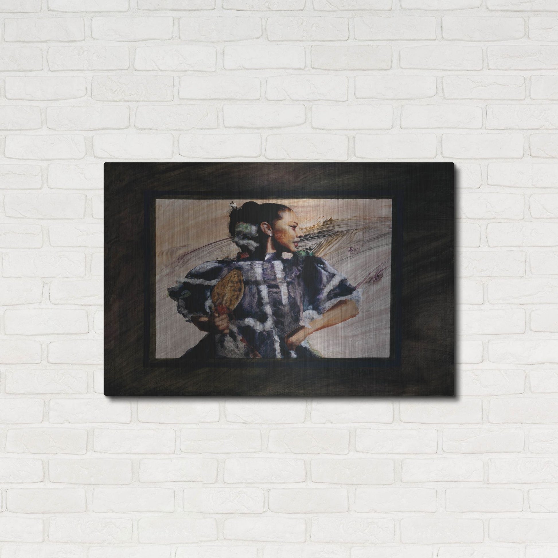 Luxe Metal Art 'Elcinco' by J. E. Knauf, Metal Wall Art,36x24