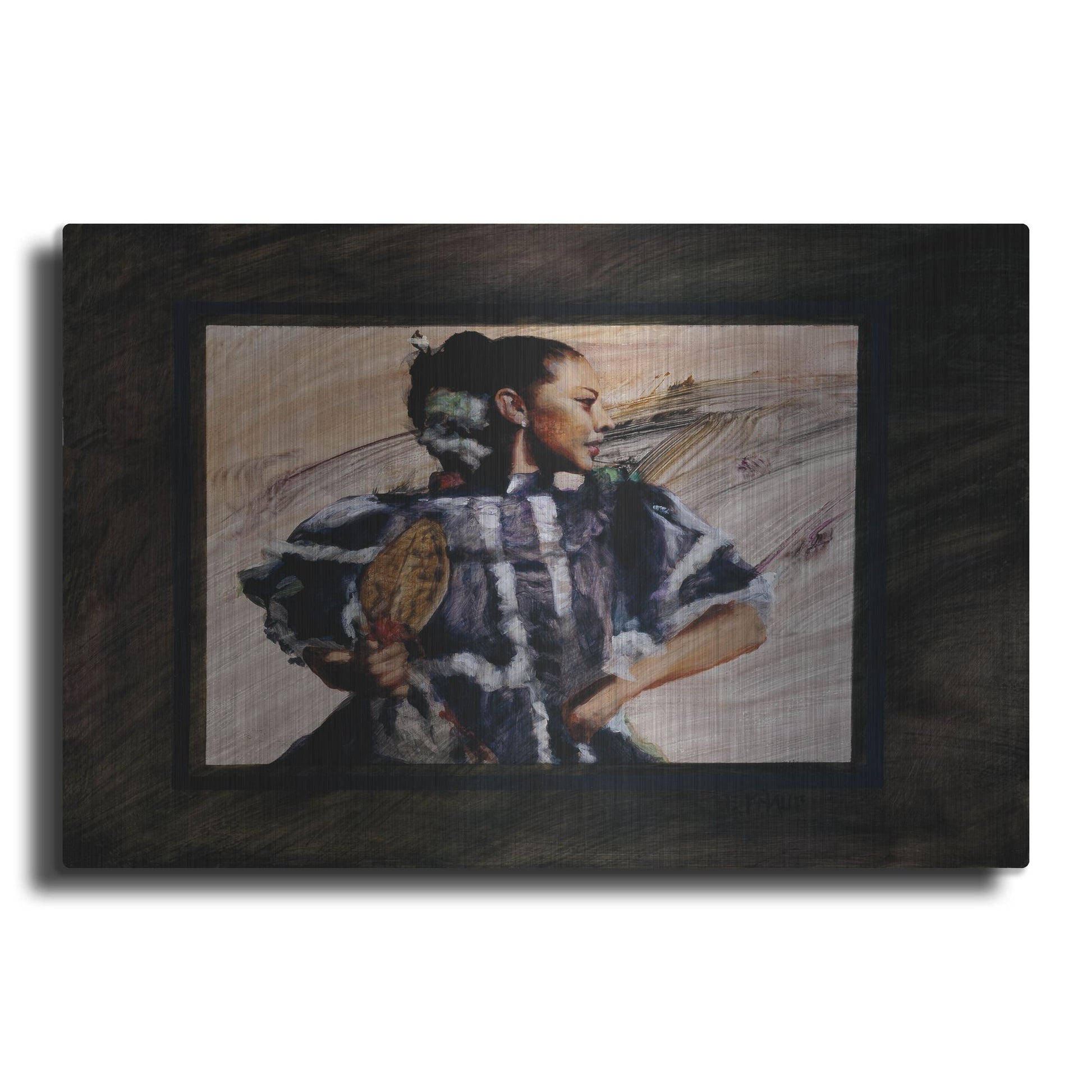 Luxe Metal Art 'Elcinco' by J. E. Knauf, Metal Wall Art