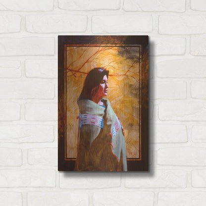 Luxe Metal Art 'Fall' by J. E. Knauf, Metal Wall Art,12x16