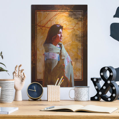 Luxe Metal Art 'Fall' by J. E. Knauf, Metal Wall Art,12x16