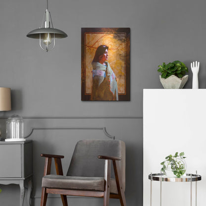 Luxe Metal Art 'Fall' by J. E. Knauf, Metal Wall Art,16x24