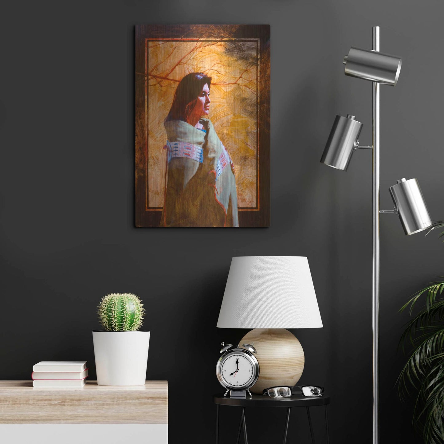 Luxe Metal Art 'Fall' by J. E. Knauf, Metal Wall Art,16x24