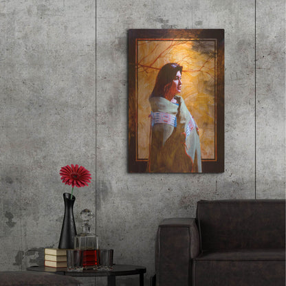 Luxe Metal Art 'Fall' by J. E. Knauf, Metal Wall Art,24x36