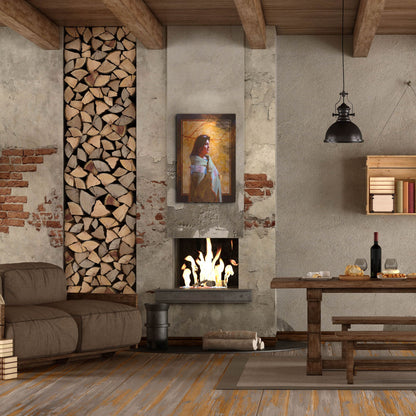 Luxe Metal Art 'Fall' by J. E. Knauf, Metal Wall Art,24x36