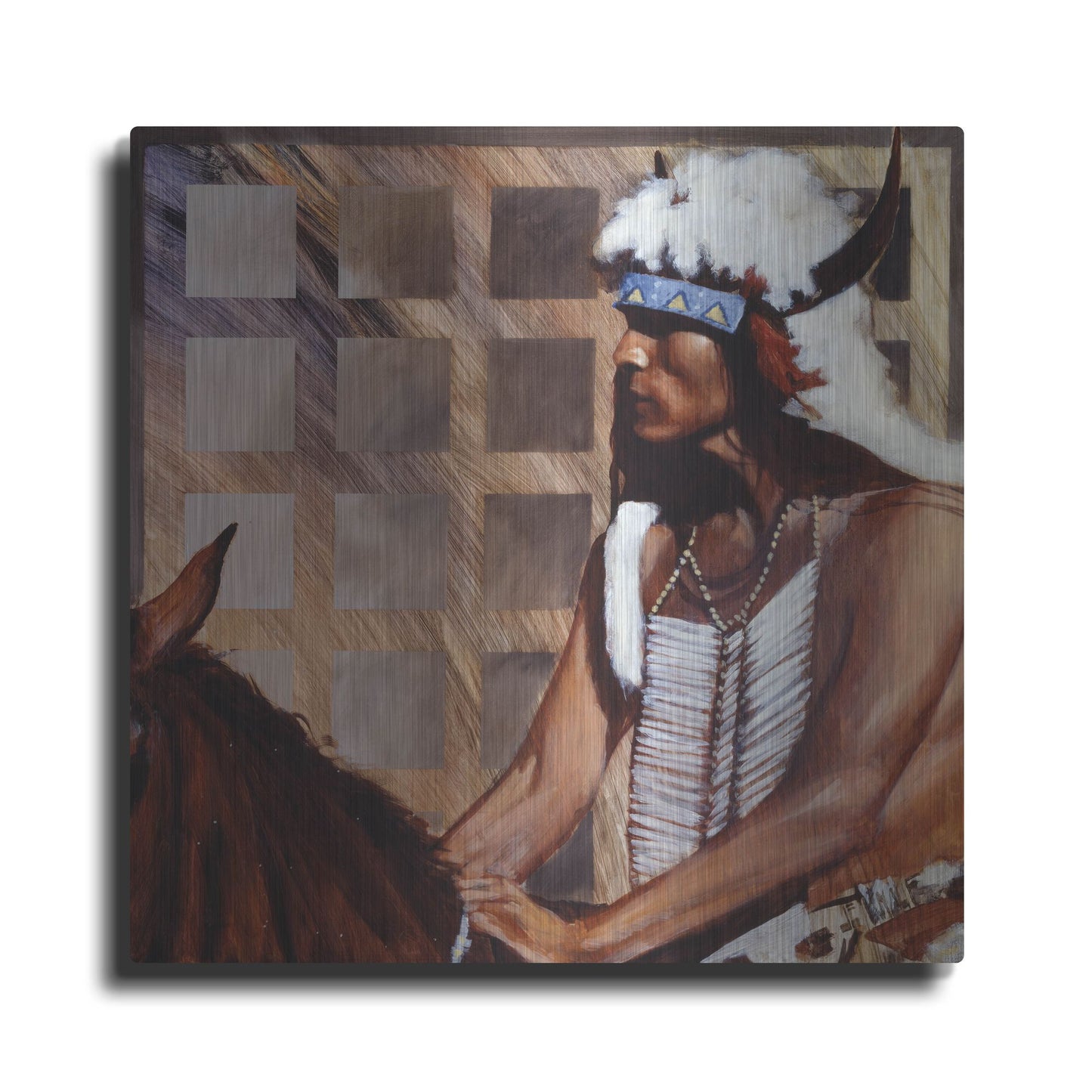 Luxe Metal Art 'Hazard' by J. E. Knauf, Metal Wall Art
