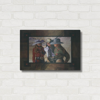 Luxe Metal Art 'Headin For Trouble' by J. E. Knauf, Metal Wall Art,24x16