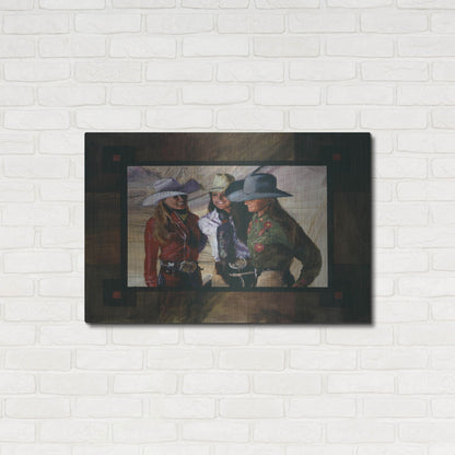 Luxe Metal Art 'Headin For Trouble' by J. E. Knauf, Metal Wall Art,36x24
