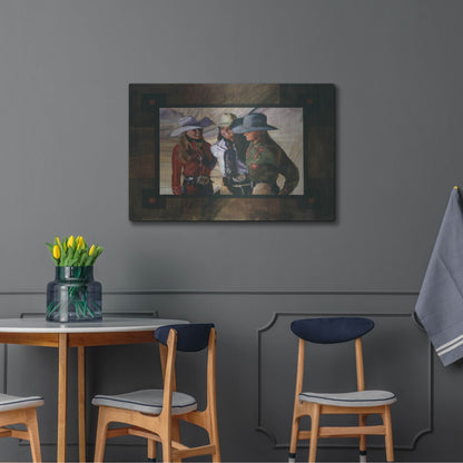 Luxe Metal Art 'Headin For Trouble' by J. E. Knauf, Metal Wall Art,36x24
