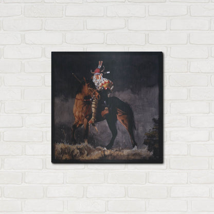 Luxe Metal Art 'Hill Top' by J. E. Knauf, Metal Wall Art,24x24