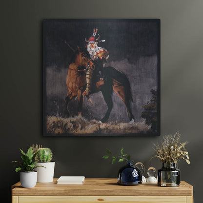 Luxe Metal Art 'Hill Top' by J. E. Knauf, Metal Wall Art,24x24