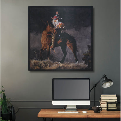 Luxe Metal Art 'Hill Top' by J. E. Knauf, Metal Wall Art,36x36