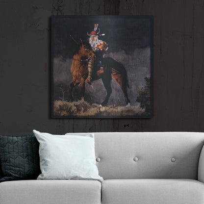 Luxe Metal Art 'Hill Top' by J. E. Knauf, Metal Wall Art,36x36