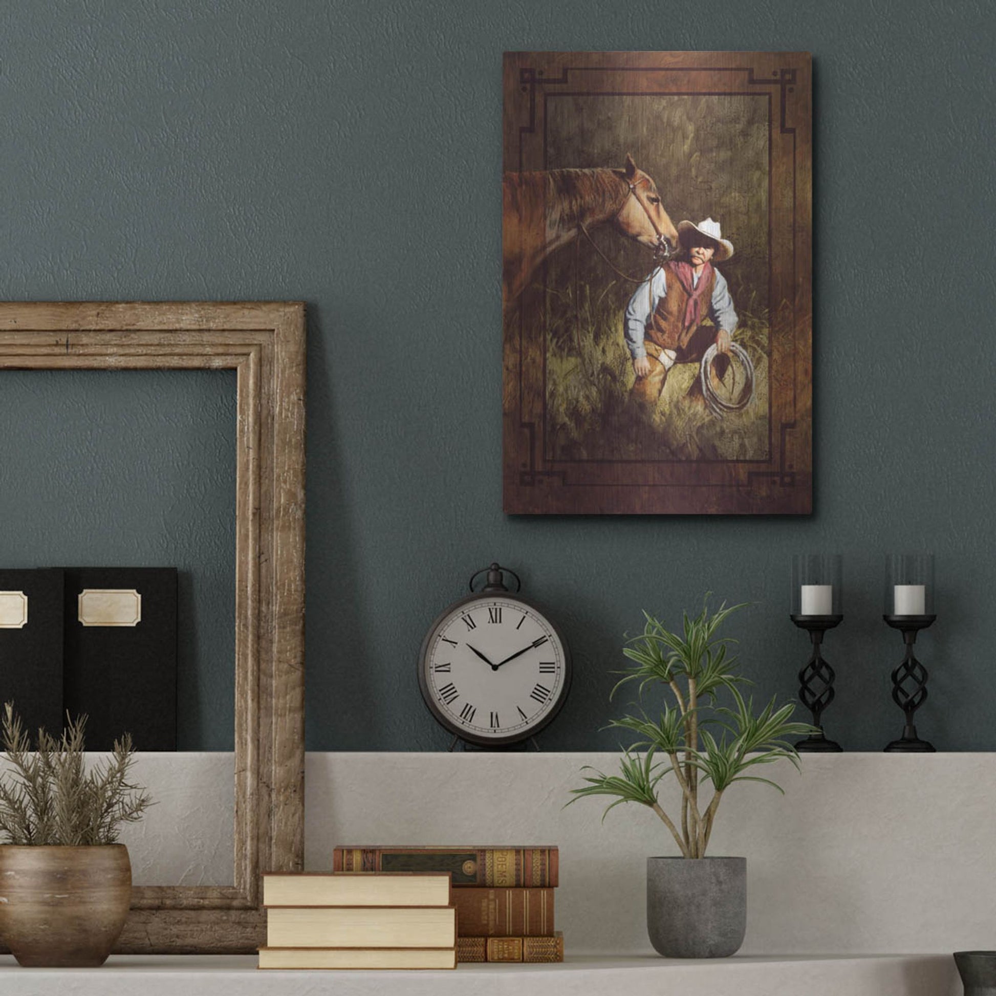 Luxe Metal Art 'In The Spotlight' by J. E. Knauf, Metal Wall Art,12x16