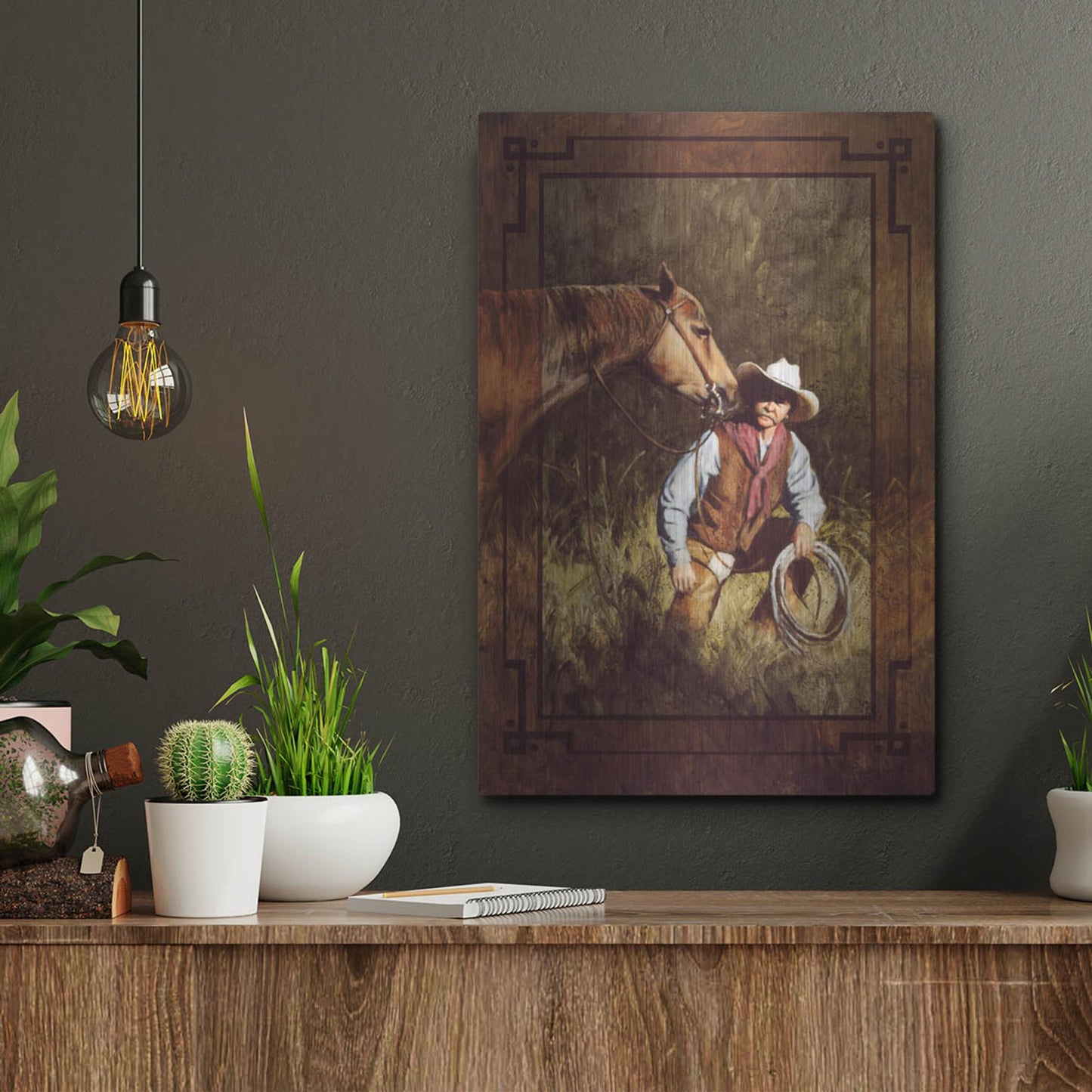 Luxe Metal Art 'In The Spotlight' by J. E. Knauf, Metal Wall Art,12x16