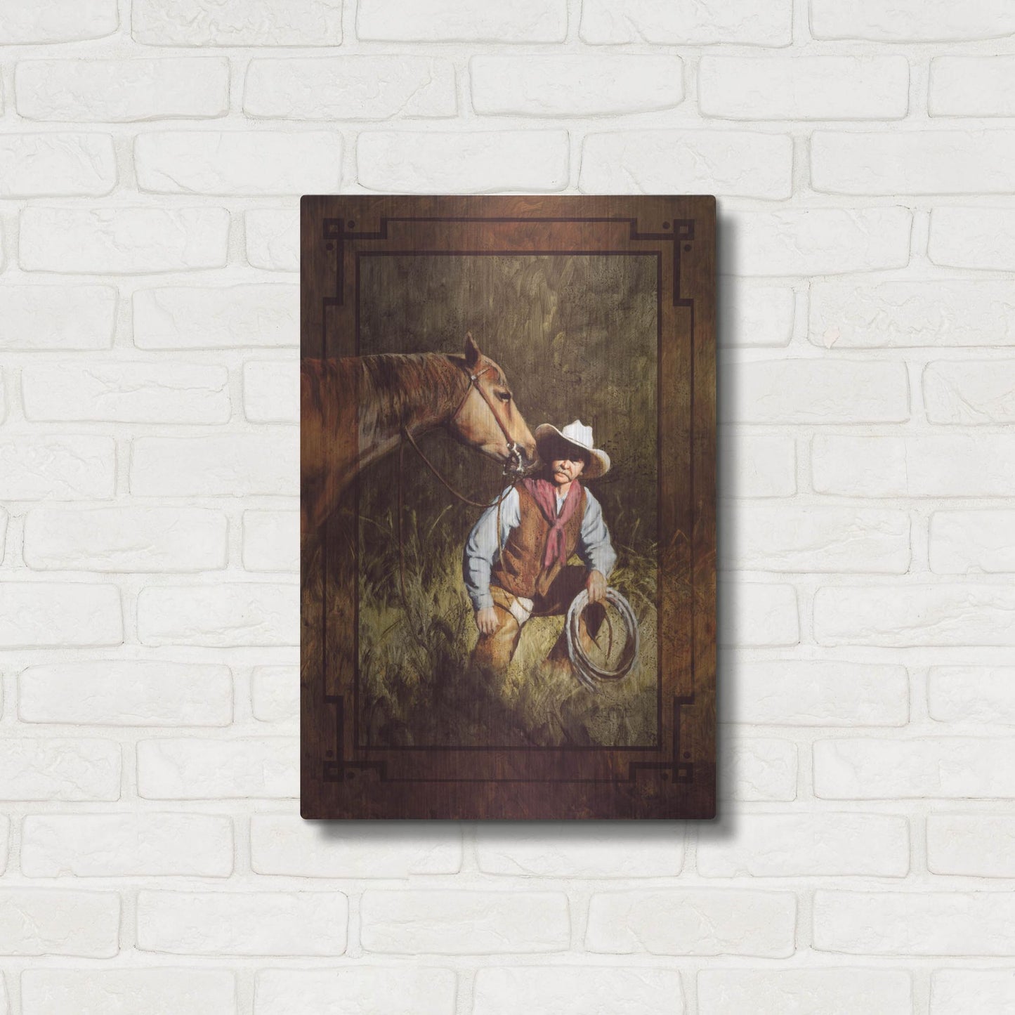 Luxe Metal Art 'In The Spotlight' by J. E. Knauf, Metal Wall Art,16x24