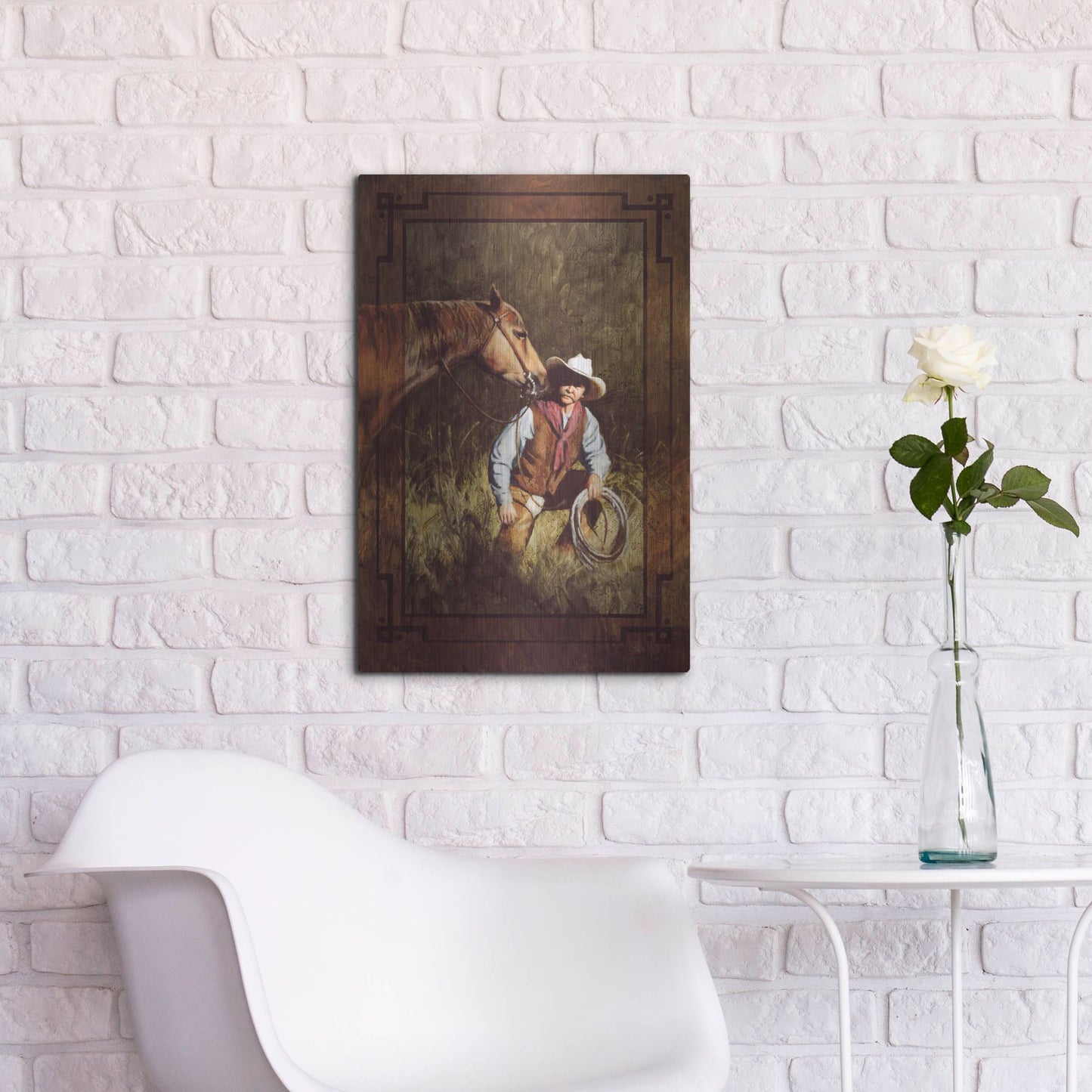 Luxe Metal Art 'In The Spotlight' by J. E. Knauf, Metal Wall Art,16x24