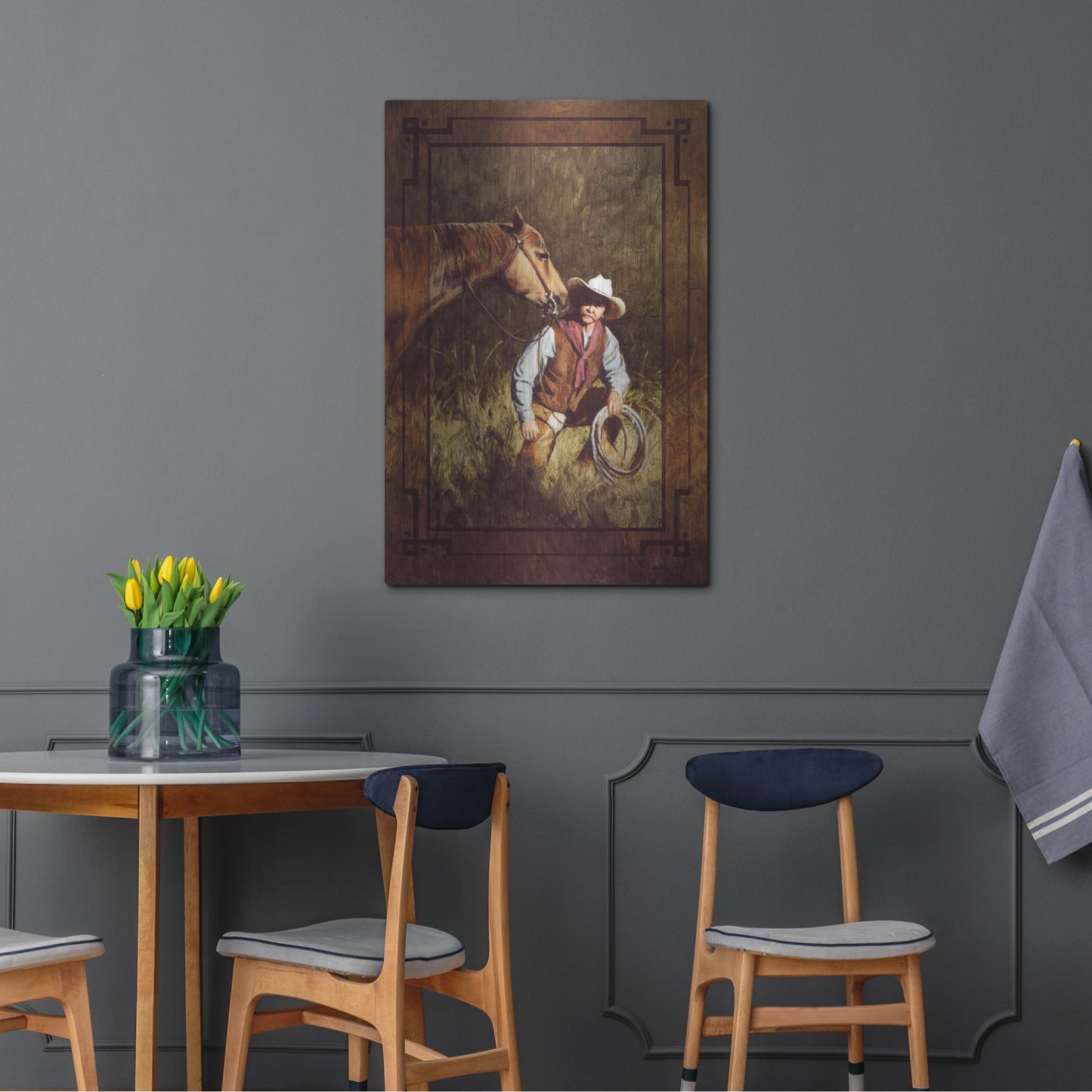 Luxe Metal Art 'In The Spotlight' by J. E. Knauf, Metal Wall Art,24x36