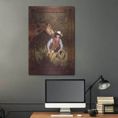 Luxe Metal Art 'In The Spotlight' by J. E. Knauf, Metal Wall Art,24x36