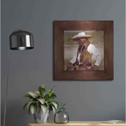 Luxe Metal Art 'Just A Look' by J. E. Knauf, Metal Wall Art,24x24