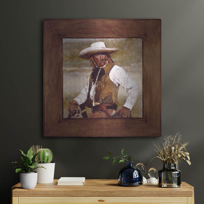 Luxe Metal Art 'Just A Look' by J. E. Knauf, Metal Wall Art,24x24