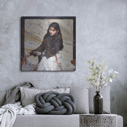 Luxe Metal Art 'On Family Land' by J. E. Knauf, Metal Wall Art,36x36