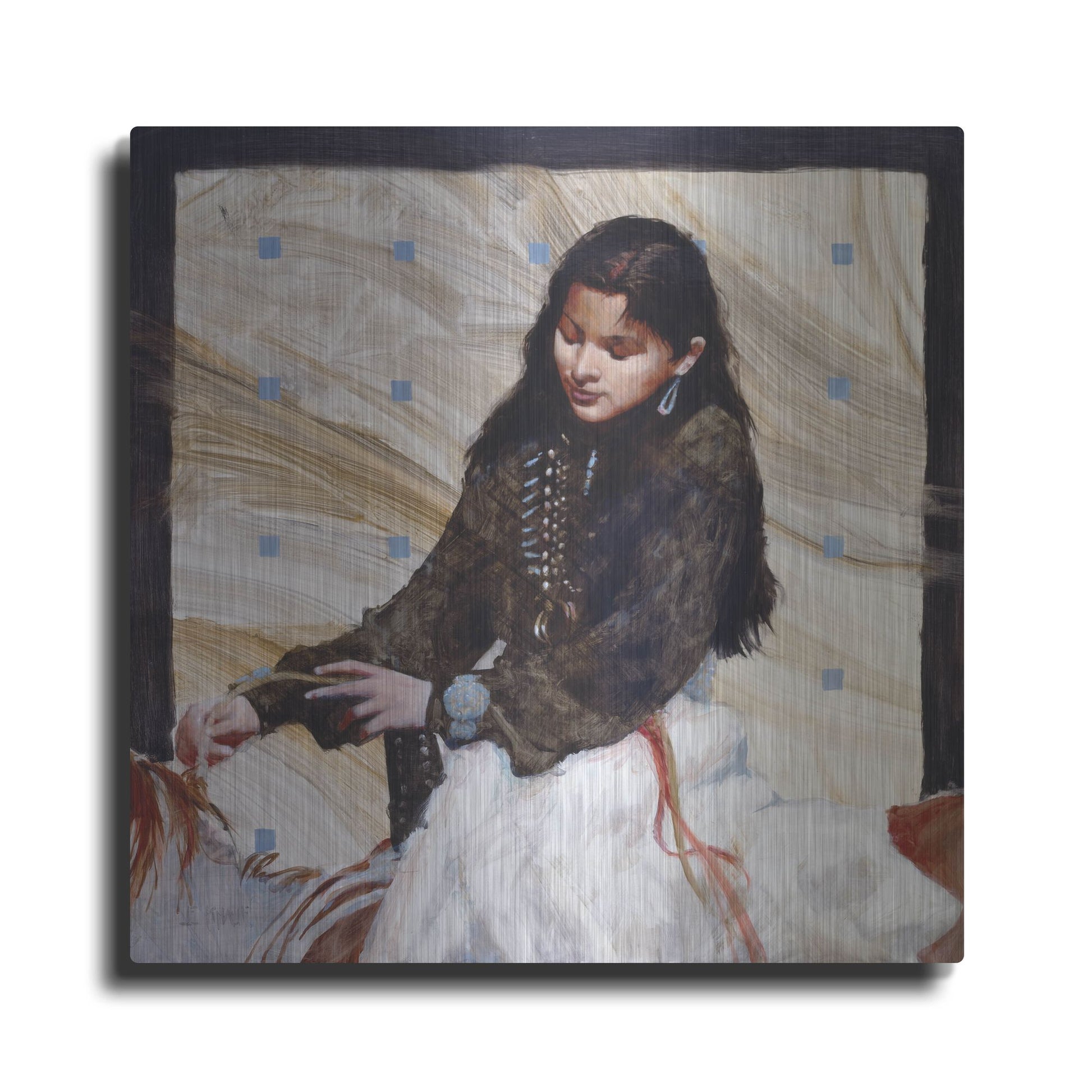 Luxe Metal Art 'On Family Land' by J. E. Knauf, Metal Wall Art