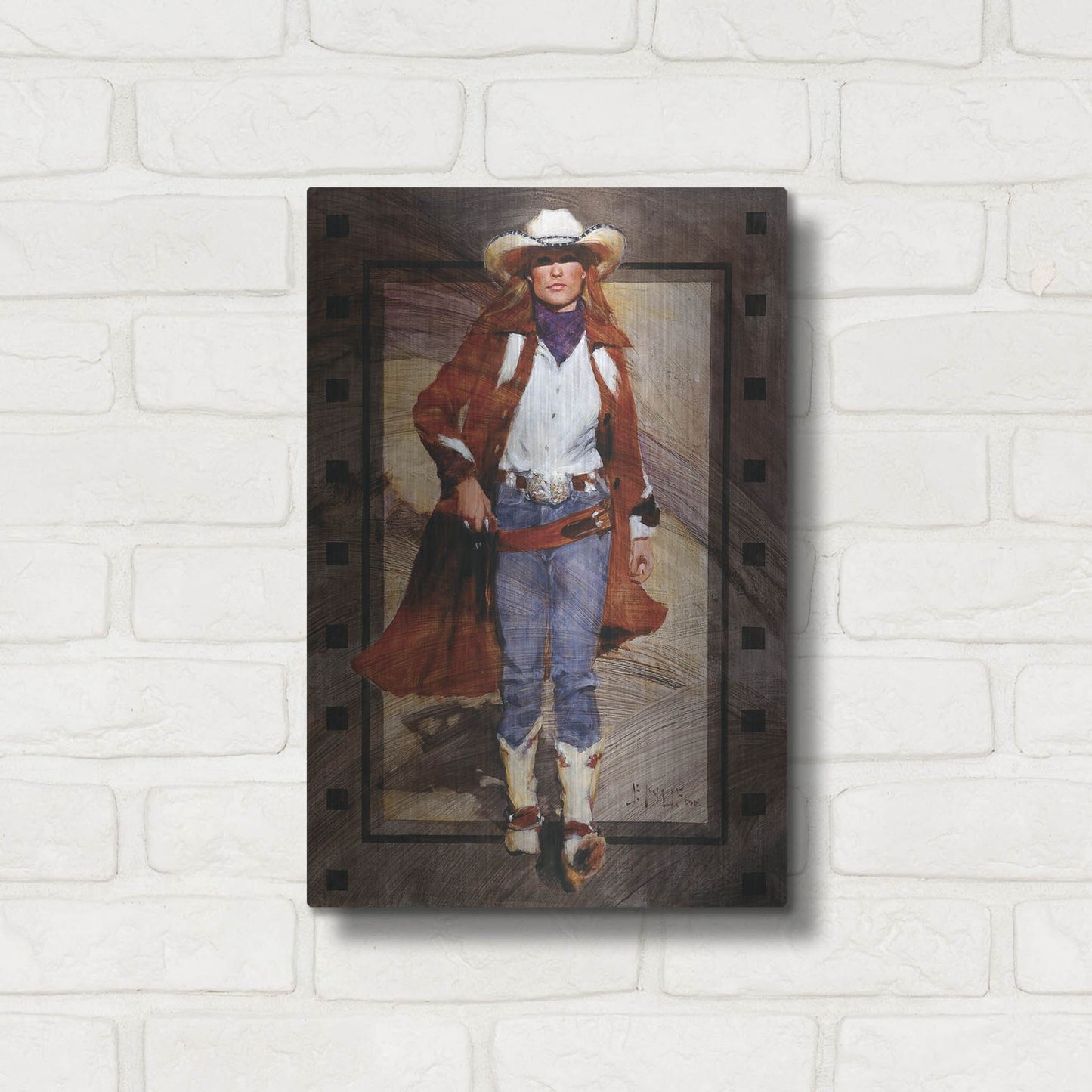 Luxe Metal Art 'On The March' by J. E. Knauf, Metal Wall Art,12x16
