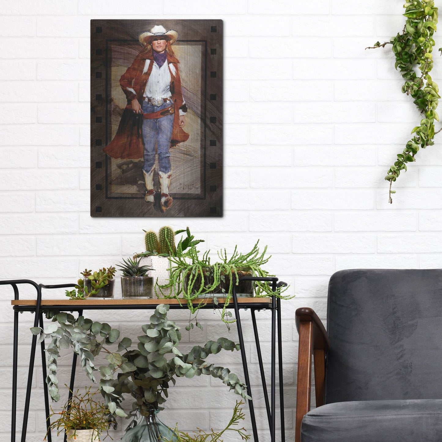 Luxe Metal Art 'On The March' by J. E. Knauf, Metal Wall Art,12x16