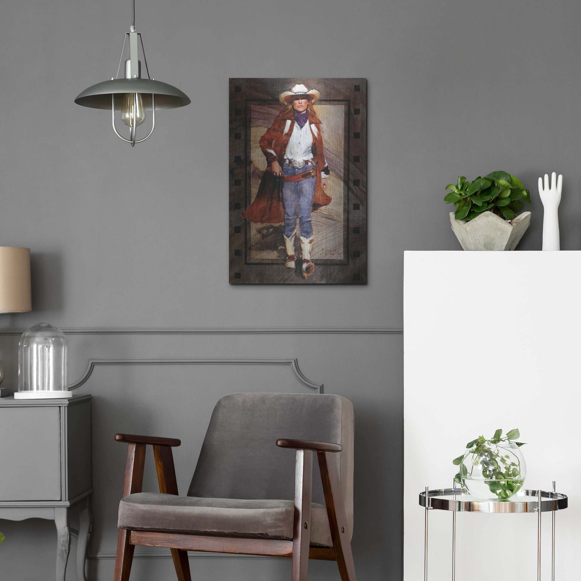 Luxe Metal Art 'On The March' by J. E. Knauf, Metal Wall Art,16x24