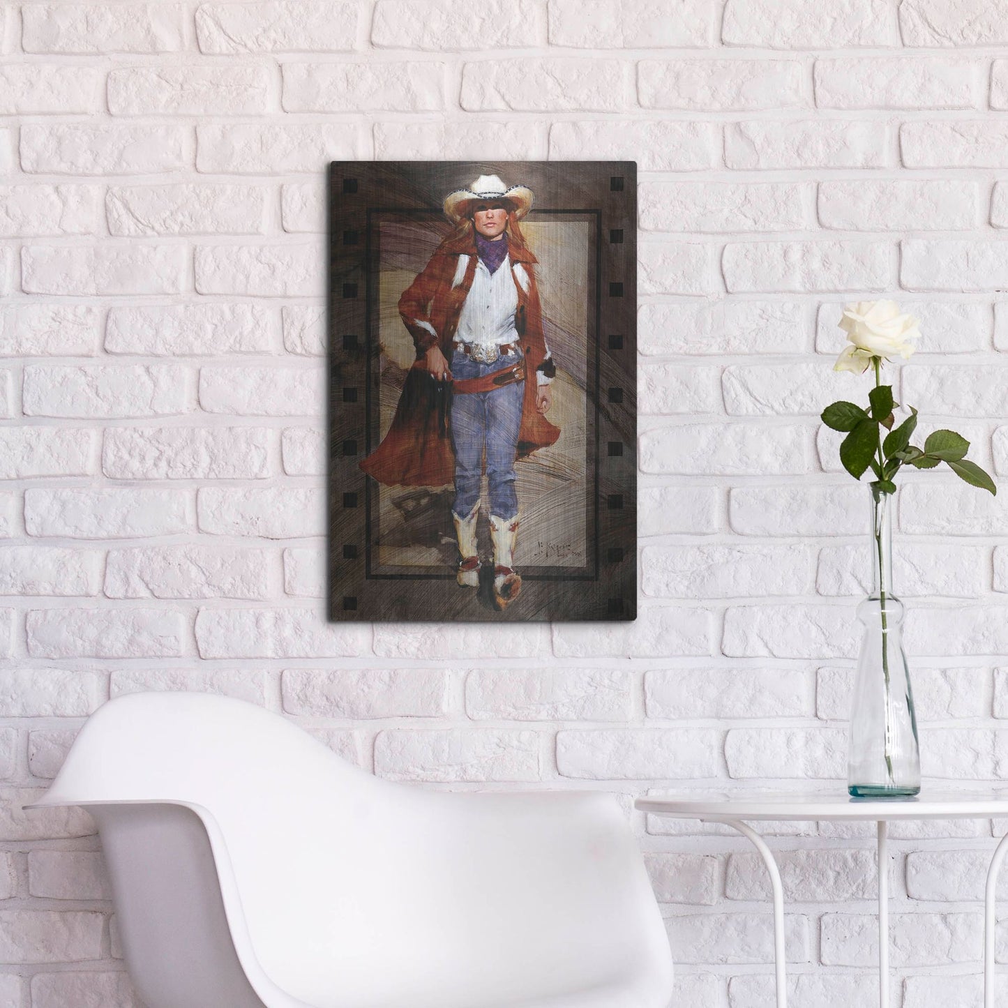 Luxe Metal Art 'On The March' by J. E. Knauf, Metal Wall Art,16x24