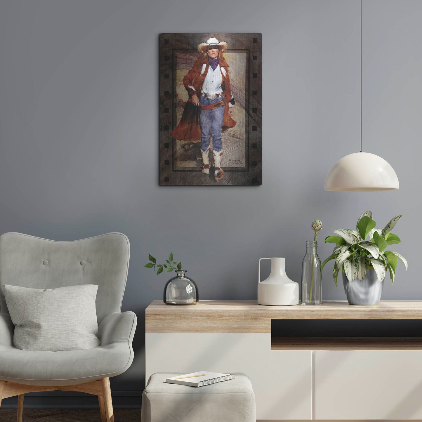 Luxe Metal Art 'On The March' by J. E. Knauf, Metal Wall Art,16x24
