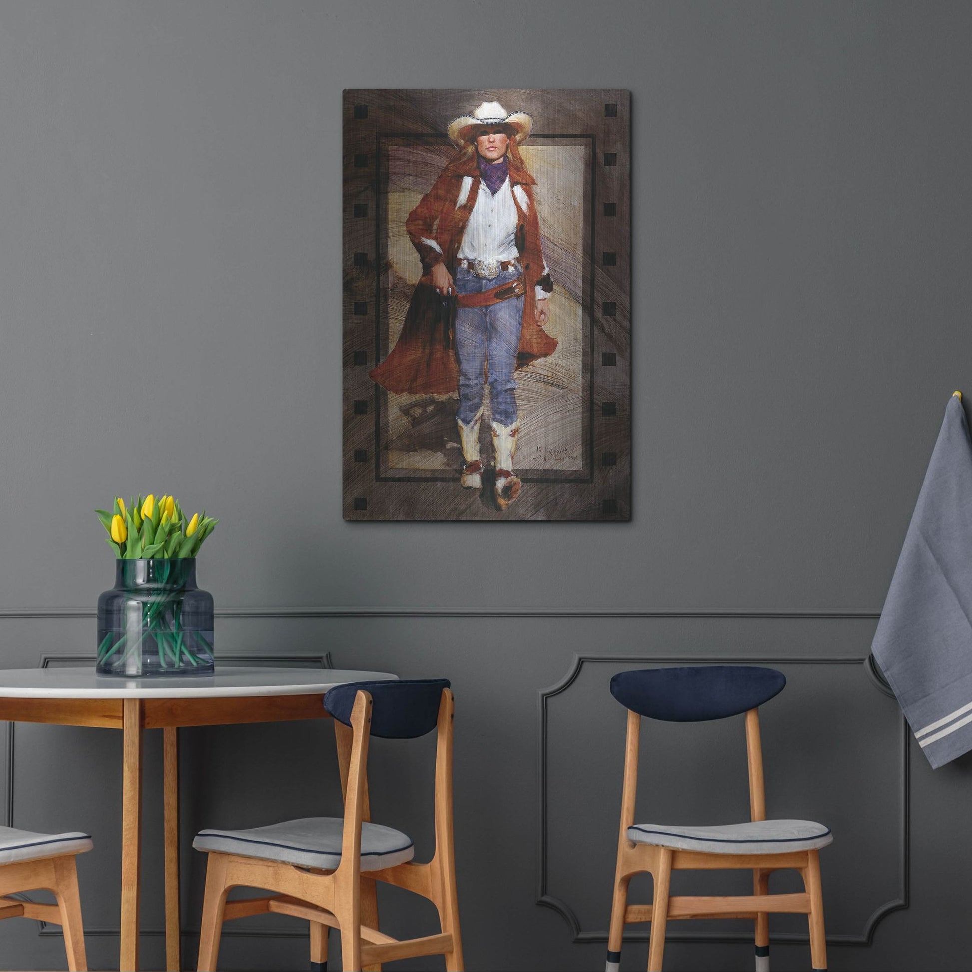 Luxe Metal Art 'On The March' by J. E. Knauf, Metal Wall Art,24x36