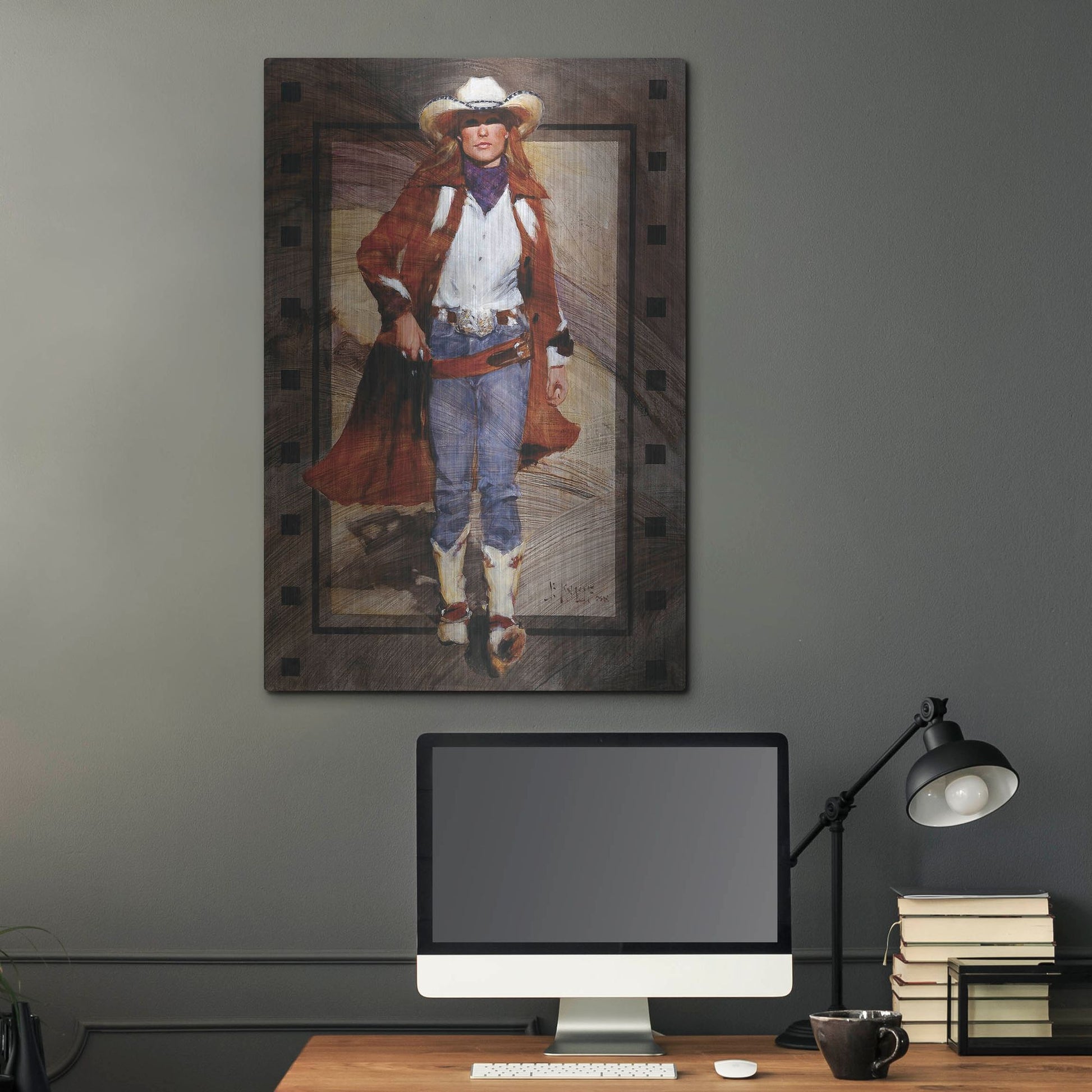 Luxe Metal Art 'On The March' by J. E. Knauf, Metal Wall Art,24x36