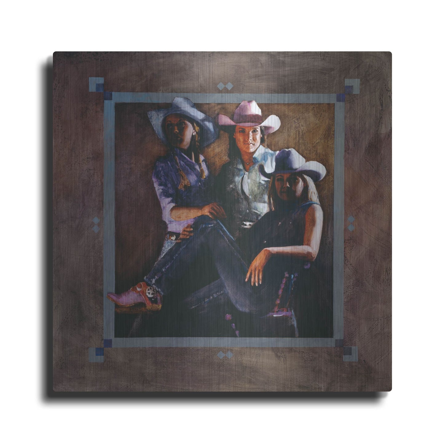 Luxe Metal Art 'Powerplay' by J. E. Knauf, Metal Wall Art