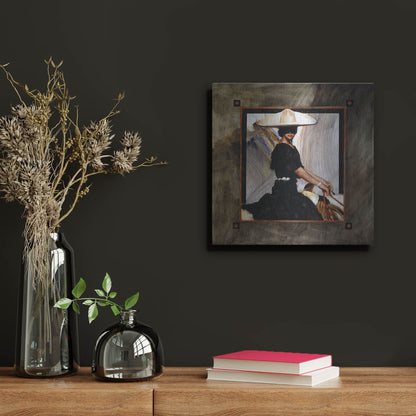 Luxe Metal Art 'Prominaire' by J. E. Knauf, Metal Wall Art,12x12