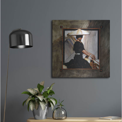 Luxe Metal Art 'Prominaire' by J. E. Knauf, Metal Wall Art,24x24