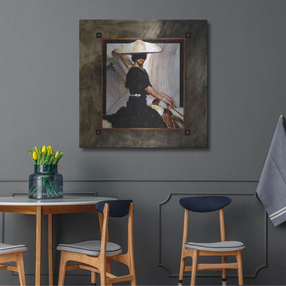 Luxe Metal Art 'Prominaire' by J. E. Knauf, Metal Wall Art,36x36