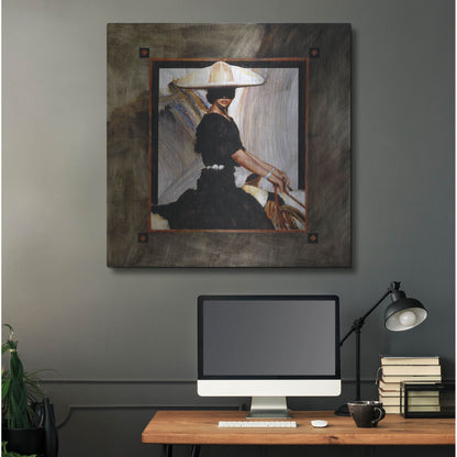 Luxe Metal Art 'Prominaire' by J. E. Knauf, Metal Wall Art,36x36