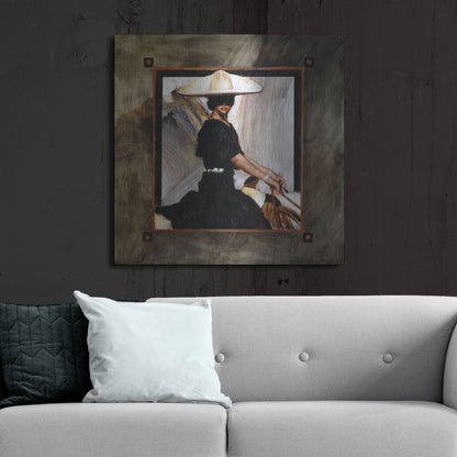 Luxe Metal Art 'Prominaire' by J. E. Knauf, Metal Wall Art,36x36
