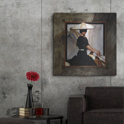 Luxe Metal Art 'Prominaire' by J. E. Knauf, Metal Wall Art,36x36