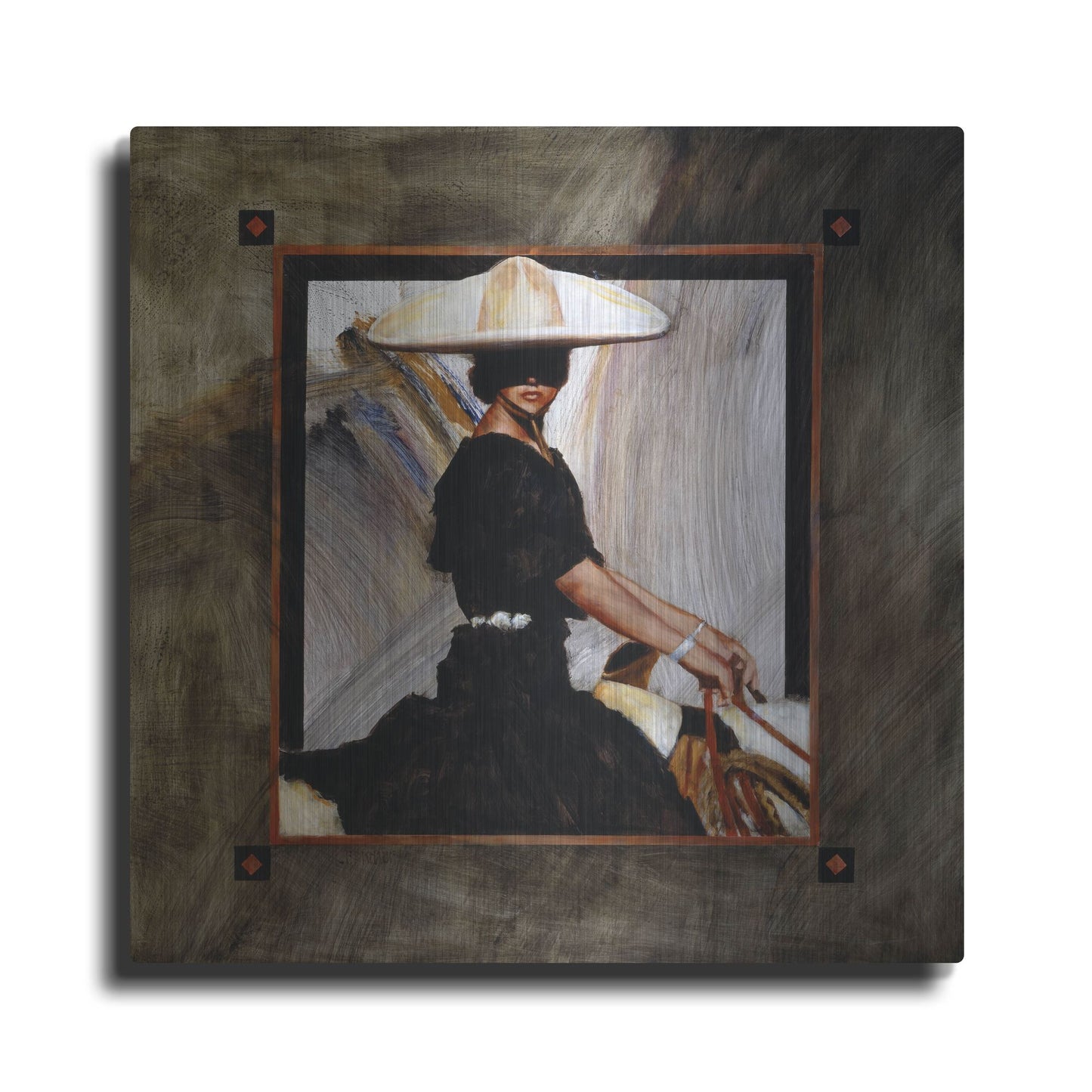 Luxe Metal Art 'Prominaire' by J. E. Knauf, Metal Wall Art