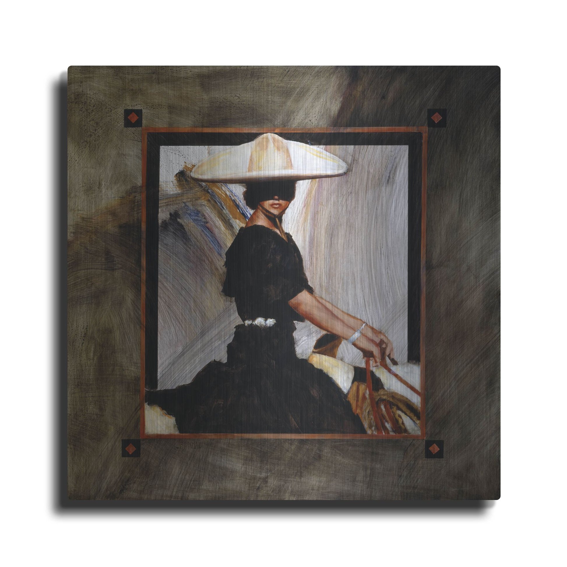 Luxe Metal Art 'Prominaire' by J. E. Knauf, Metal Wall Art