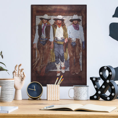 Luxe Metal Art 'Rumble' by J. E. Knauf, Metal Wall Art,12x16