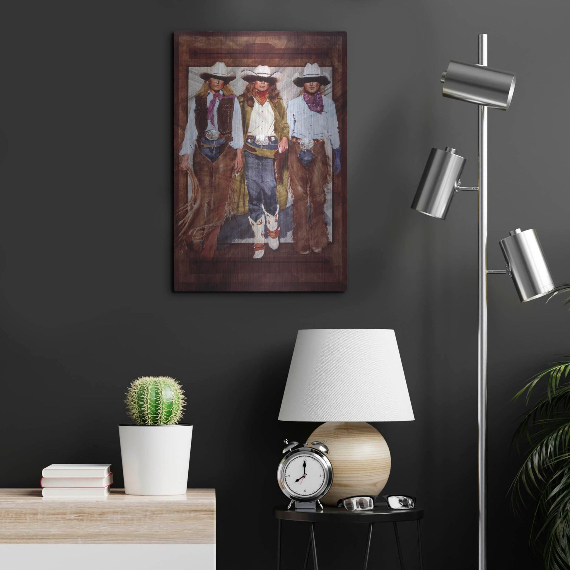Luxe Metal Art 'Rumble' by J. E. Knauf, Metal Wall Art,16x24