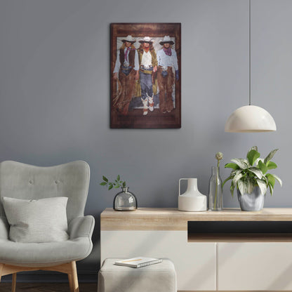 Luxe Metal Art 'Rumble' by J. E. Knauf, Metal Wall Art,16x24